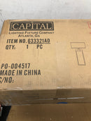 Capital Lighting 633321AD Lynden Rectangle White Fabric Bolt-On Shade Wall Sconce, 2-Light 120 Total Watts, 28" H x 15" W, Aged Brass