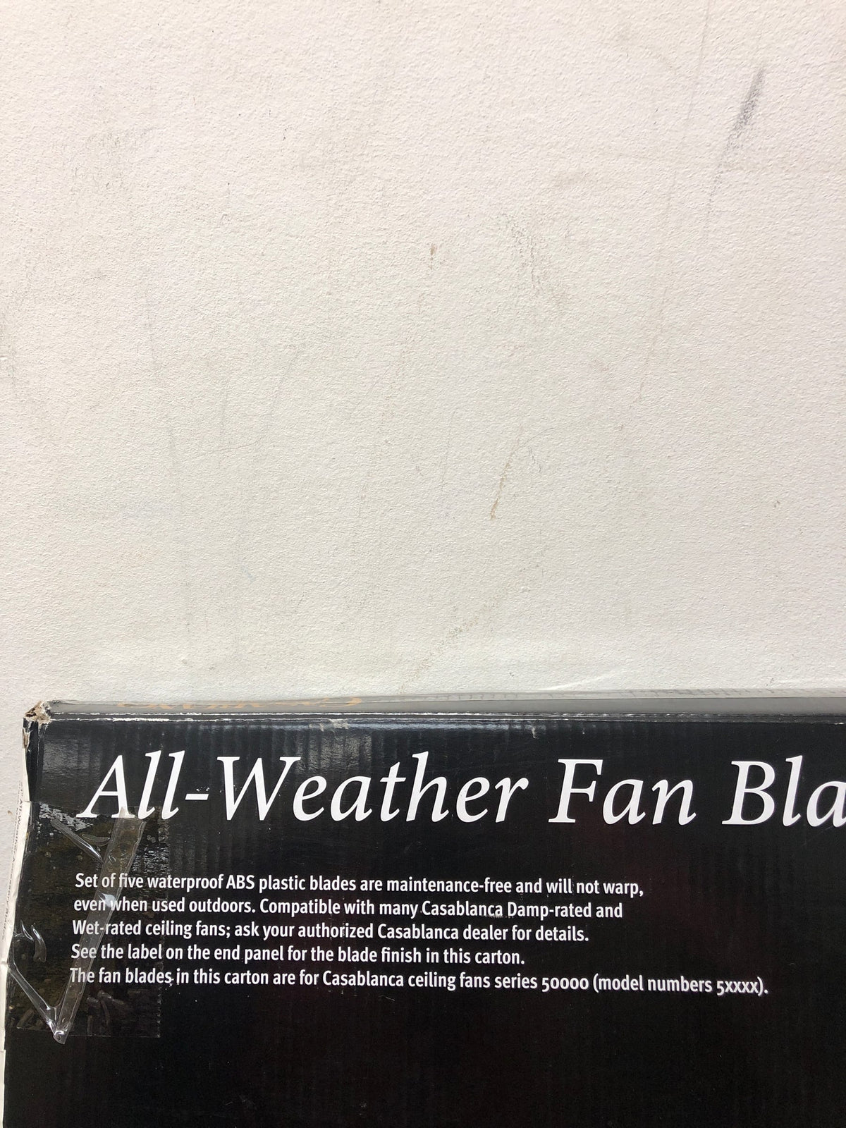 Casablanca 99013 51"-54" Span All-Weather ABS Fan Blades - Black Mahogany