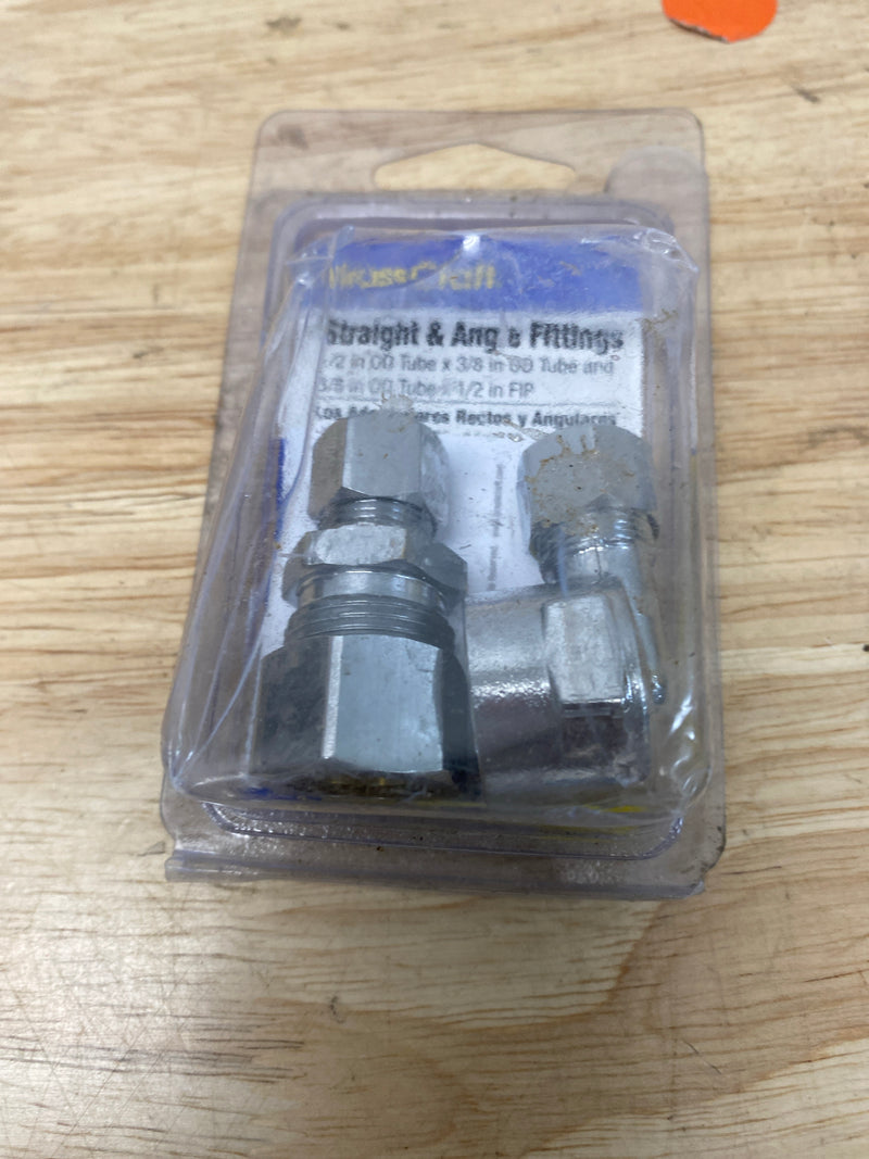 Brasscraft BCRP14 D 1/2 in. Compression and 1/2 in. FIP Brass Water Supply Adapter