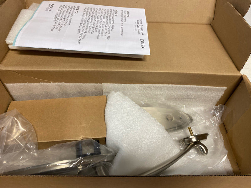 Emtek 4401US15 Marietta Dummy Brass Modern Handleset - Satin Nickel