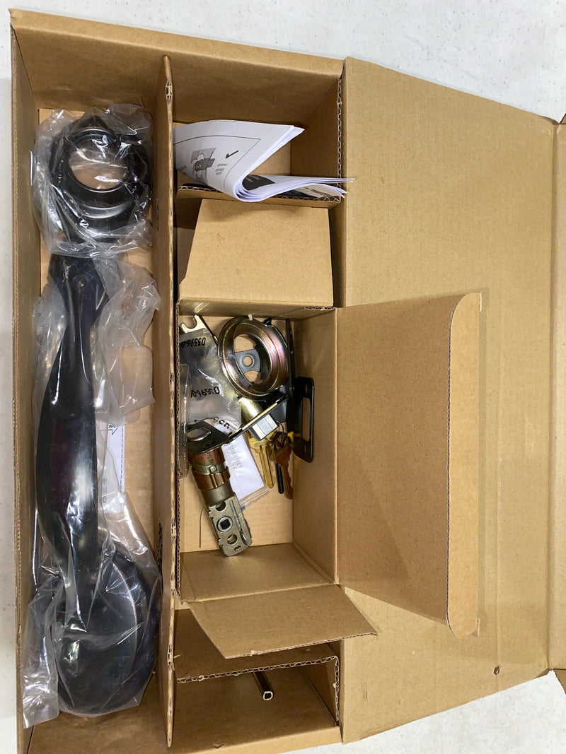 KWIKSET Dakota Exterior Only Single Cylinder Handleset Smartkey, Venetian Bronze