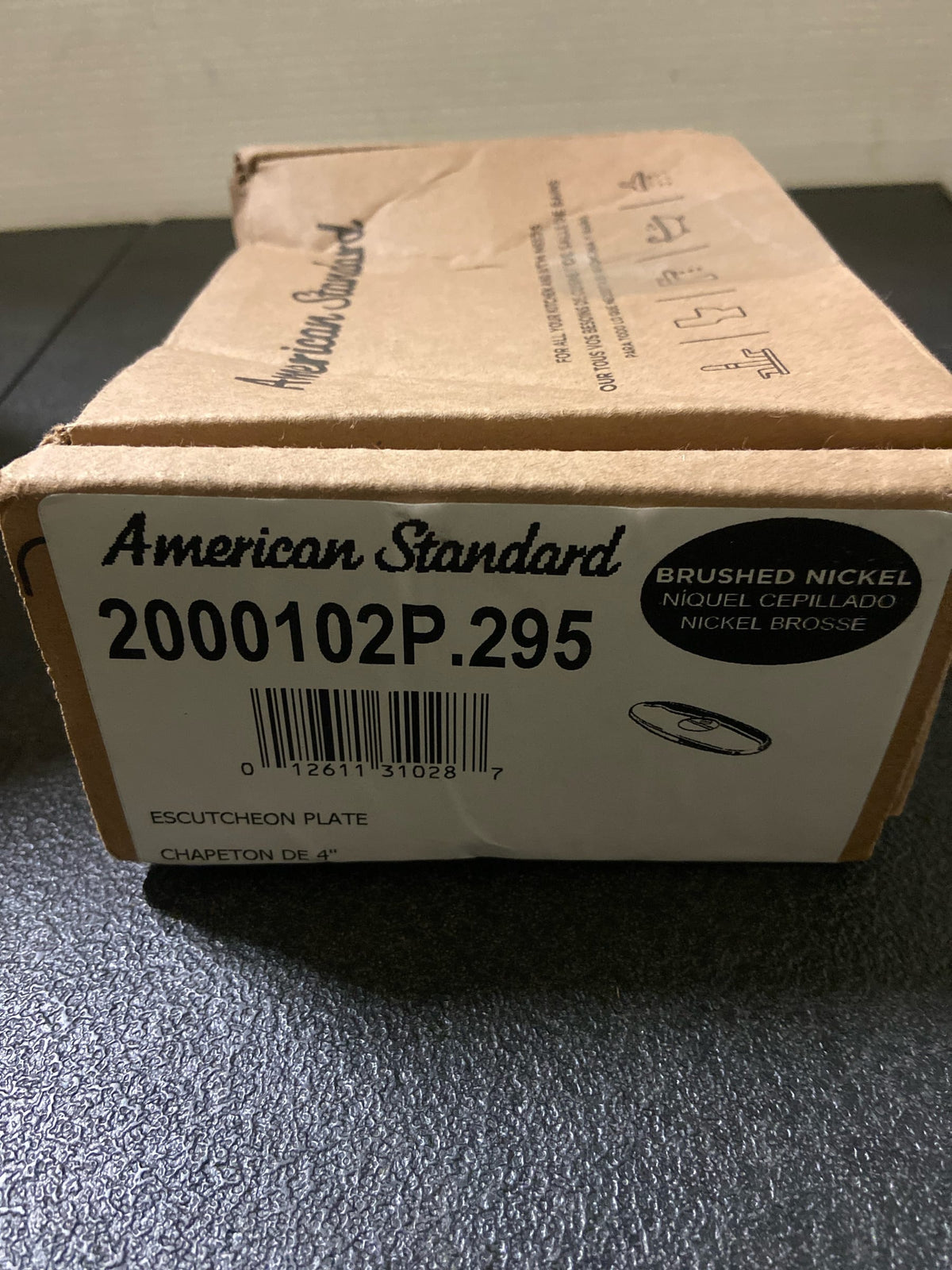 American Standard 2000.102P.295 Ceramix Escutcheon Plate Only, Satin Nickel
