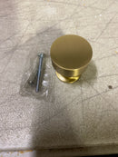 Signature Hardware 481871 Strasbourg 1-1/4 Inch Round Cabinet Knob - Satin Brass