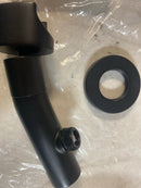 Kohler K-21051-BL Statement VES Wall-Mount Hand Shower Holder and Supply Elbow - Matte Black