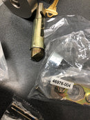 Baldwin ENCONCSR150 Contemporary Single Cylinder Keyed Entry Door Knob with Square Rose - Satin Nickel