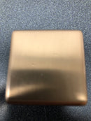 Amerock BP55273CZ Blackrock 1-1/2 Inch Square Cabinet Knob - Champagne Bronze