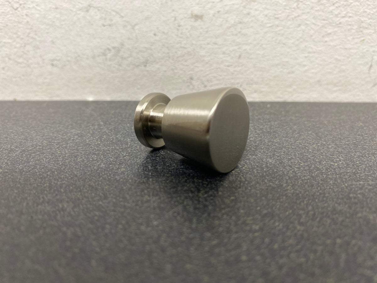 Top Knobs M549 Rocks 7/8 Inch Conical Cabinet Knob from the Nouveau II Collection - Brushed Satin Nickel