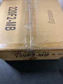 Z-Lite 220F2-MB Arlington 2 Light 12" Wide Flush Mount Drum Ceiling Fixture - Matte Black
