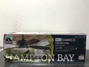 Hampton bay YG836A-NI Gazebo III 52 in. Indoor/Outdoor Wet Rated Natural Iron Ceiling Fan with LED Bulbs Included