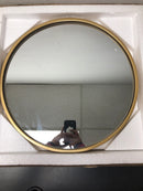 Elegant Lighting MR4818BR Eternity 18" Diameter Circular Metal Framed Bathroom Mirror - Brass