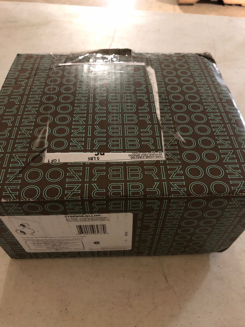 Brizo T75P506-GLLHP Pressure Balanced Valve Trim with Integrated 3 Function Diverter for Two Shower Applications - Less Handles and Rough In - Luxe Gold