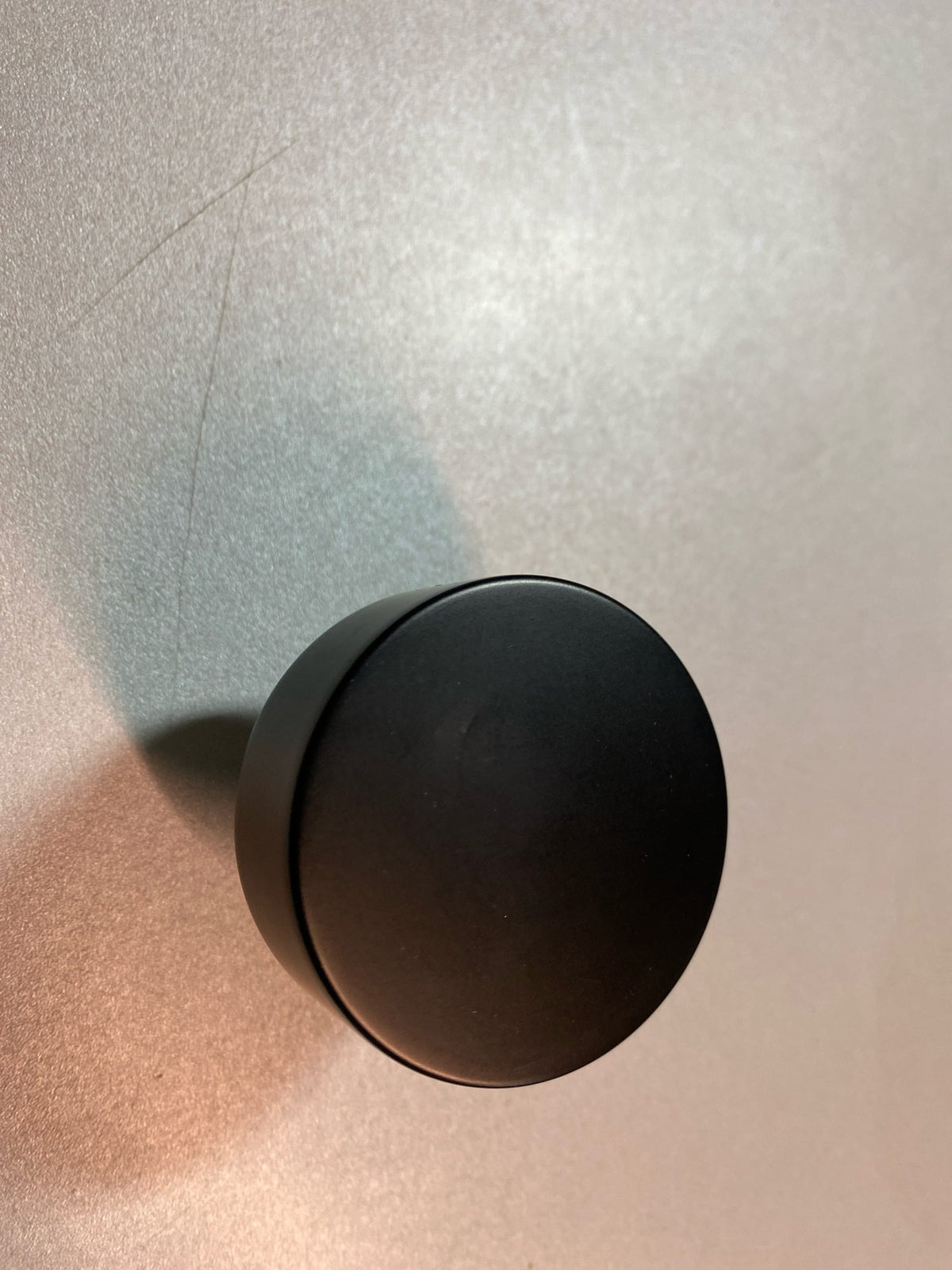 Baldwin 5055190IMR Individual Estate Knob without Rosettes Locking/Latching Mechanism Purchased Separately - Satin Black