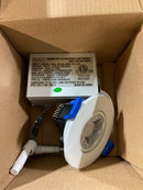 Nora NM2-2RG4027MPW 2" Mini Recessed Gimbal, 400 Lumens - No Housing Required (Matte Powder White, 2700K)