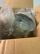 Golden Lighting 3306-BA1 PW-DB Orwell 10" Tall Bathroom Sconce - Pewter / Dusky Blue Shades