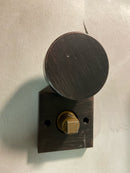 Baldwin HDCONCSR112 Contemporary Non-Turning One-Sided Dummy Door Knob with Square Rose - Venetian Bronze