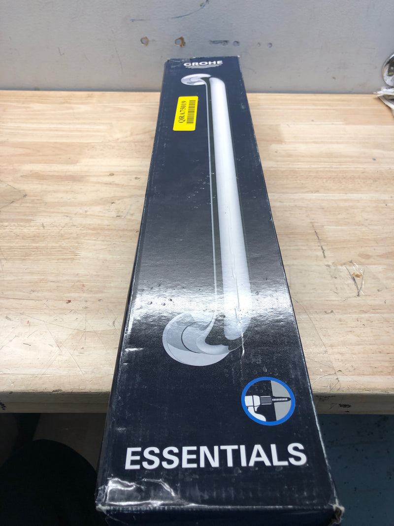 Grohe 40794001 Essentials 24 In. Grab Bar, Starlight Chrome