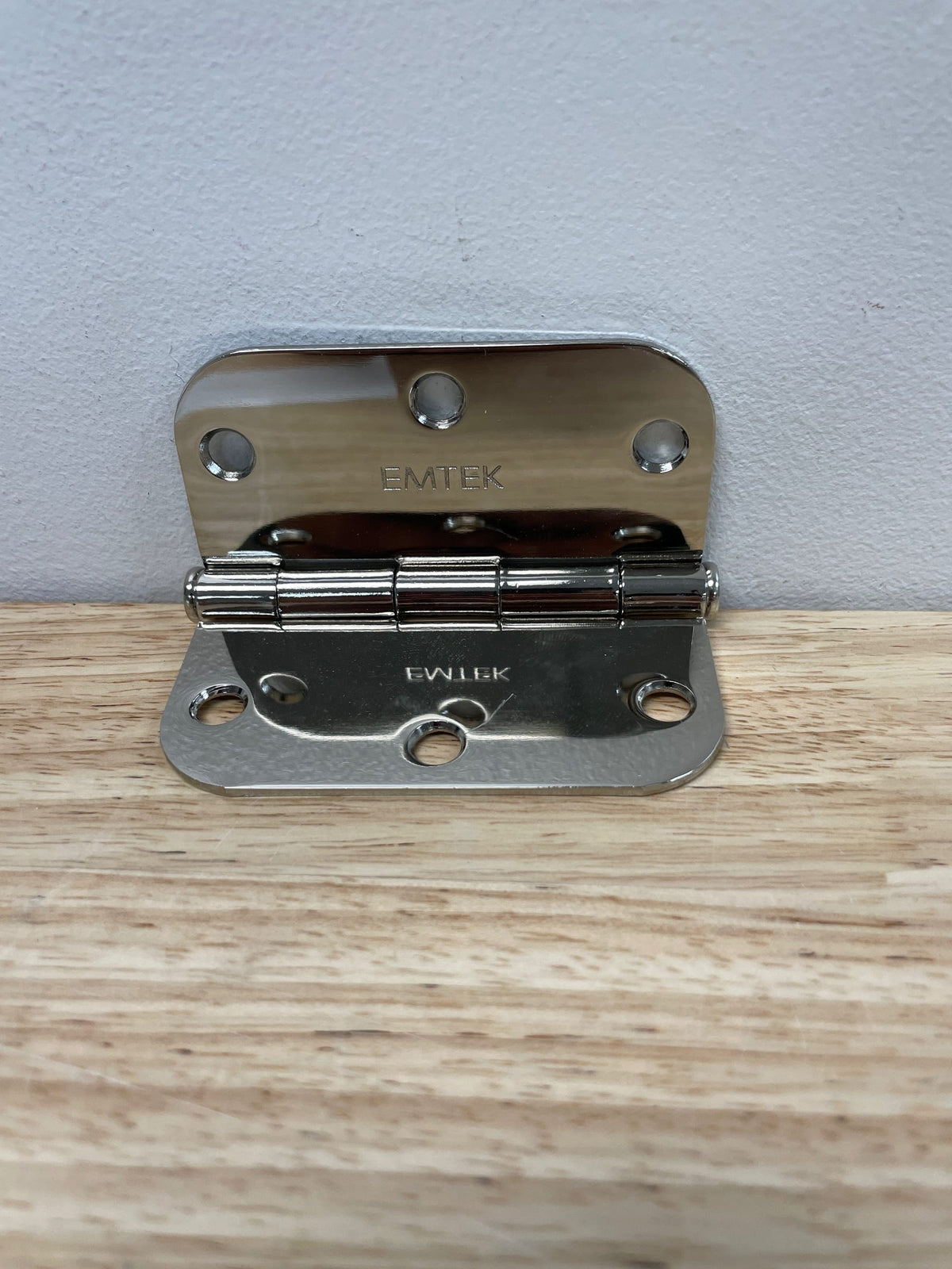 Emtek 91033US14 3.5"x3.5"x2.2mm Plain Bearing Door Hinge- Polished Nickel