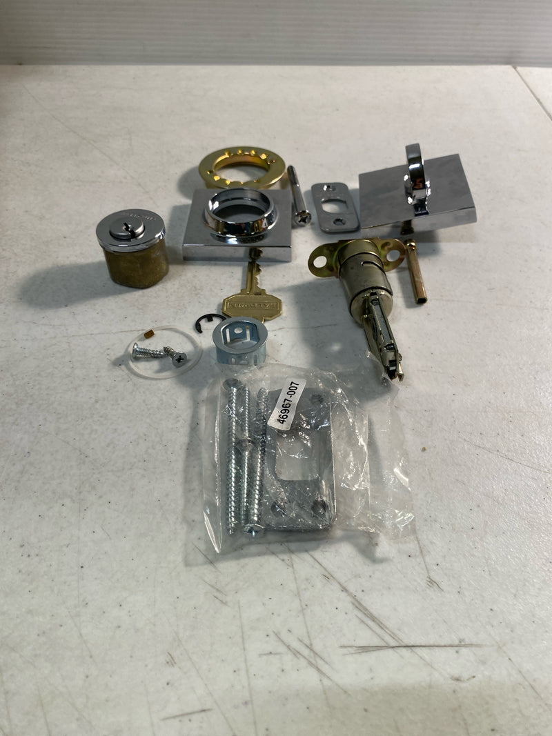 Baldwin Contemporary Square Single Cylinder Keyed Entry Deadbolt