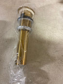 Lavatory Push Pop-Up Drain Assembly with overflow