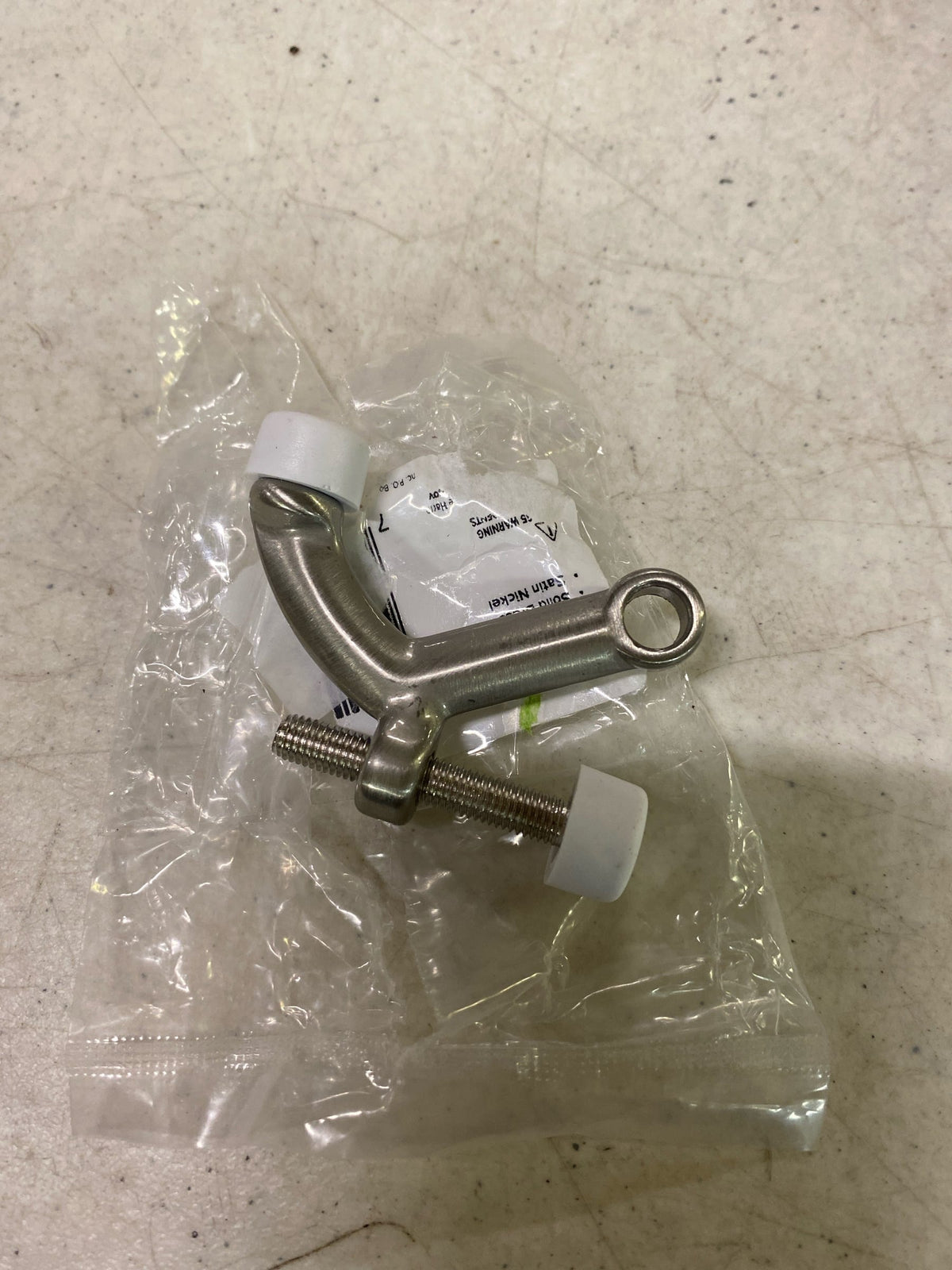 Miseno MDS01SB Adjustable Solid Brass Hinge Pin Door Stop - Satin Nickel