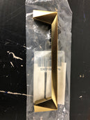 Berenson 2364-1MDB-P Swagger 5-1/16" (128 mm) - Center to Center Angled Urban Modern Cabinet Handle / Drawer Pull - Modern Brushed Gold