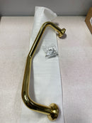 Signature Hardware 353738 Lenoir 17" Angled Grab Bar - Polished Brass