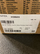 Emtek 4413US19 Ebony Porcelain knob Franklin Series Single Cylinder Keyed Entry Handleset From the American Classic Collection - Flat Black