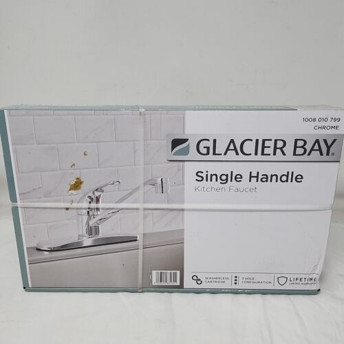 Glacier Bay HD67103W-0601 Standard Single-Handle Kitchen Faucet Polished Chrome