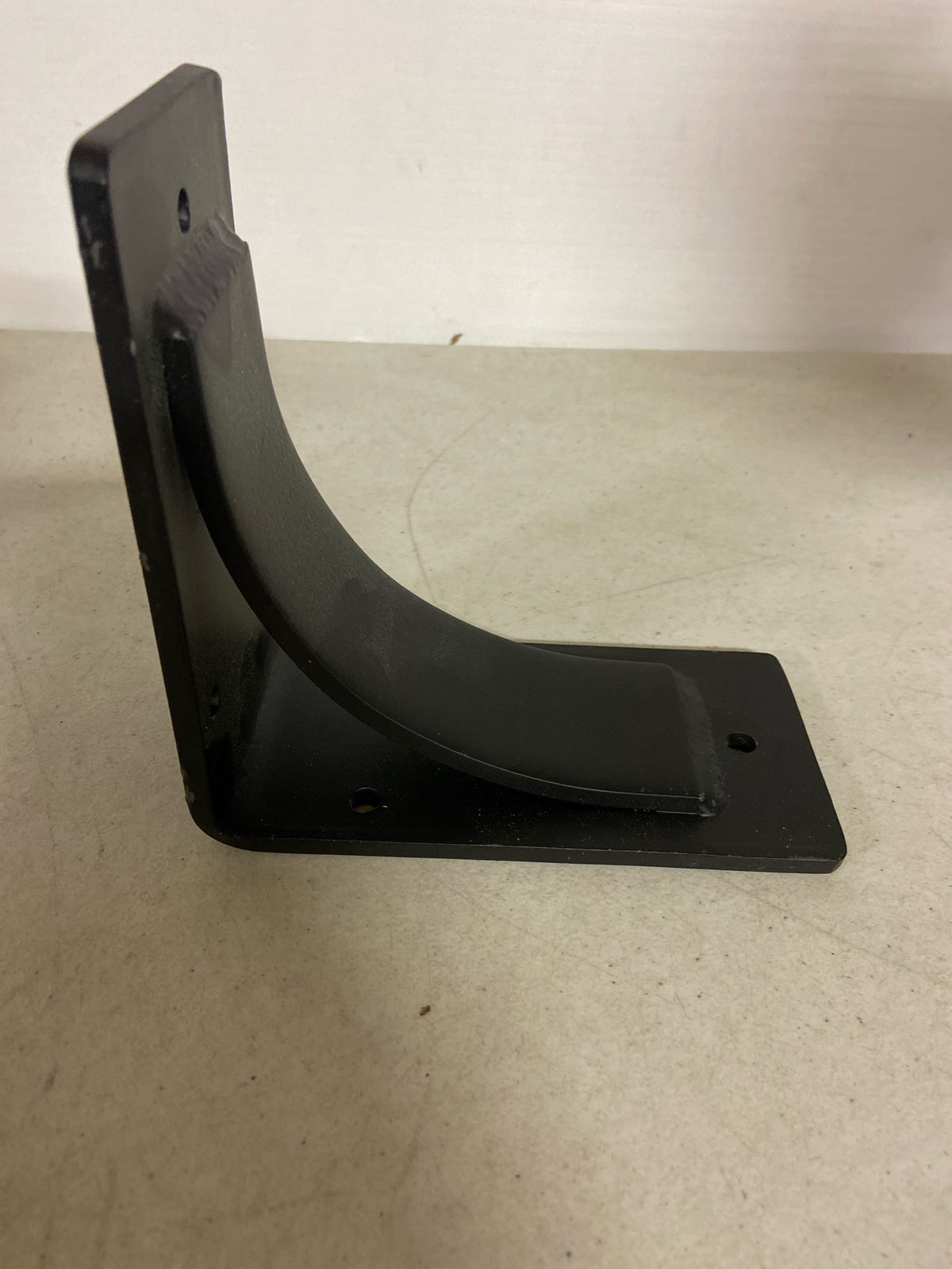Ekena Millwork Morris Steel Bracket, Powder Coated Black 3"W x 16"D x 16"H