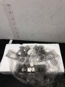 Minka Lavery 2302-84 Poleis 2 Light 16" Wide Vanity Light with Clear Glass - Brushed Nickel