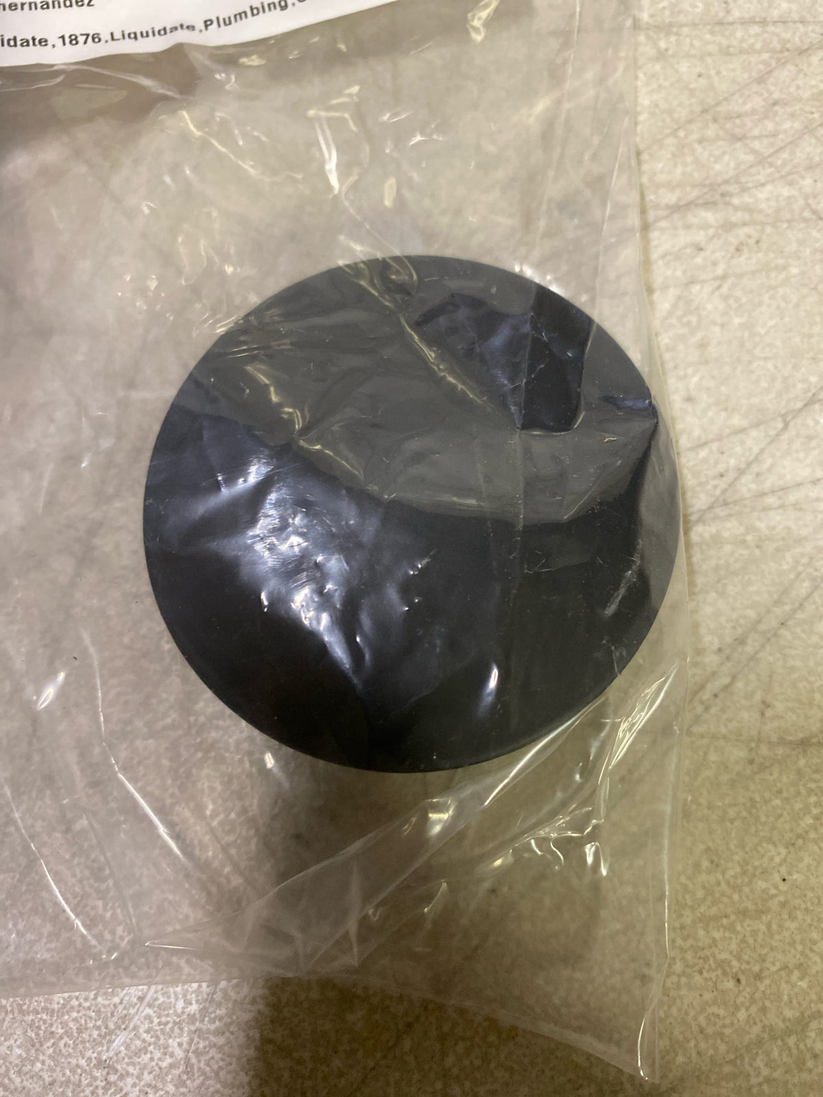 Signature Hardware SH439071MB Finished Drain Cap - Matte Black
