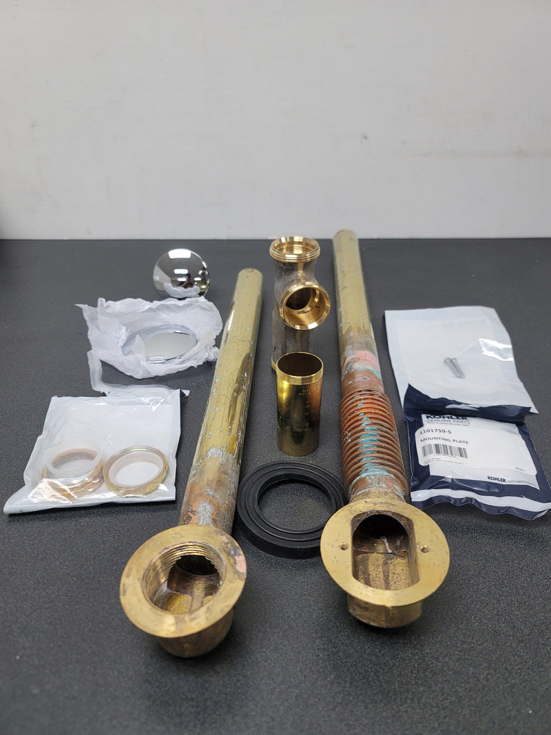 Kohler K-7265-CP Clearflo 1-1/2" Tub Drain Kit - with Overflow - Polished Chrome