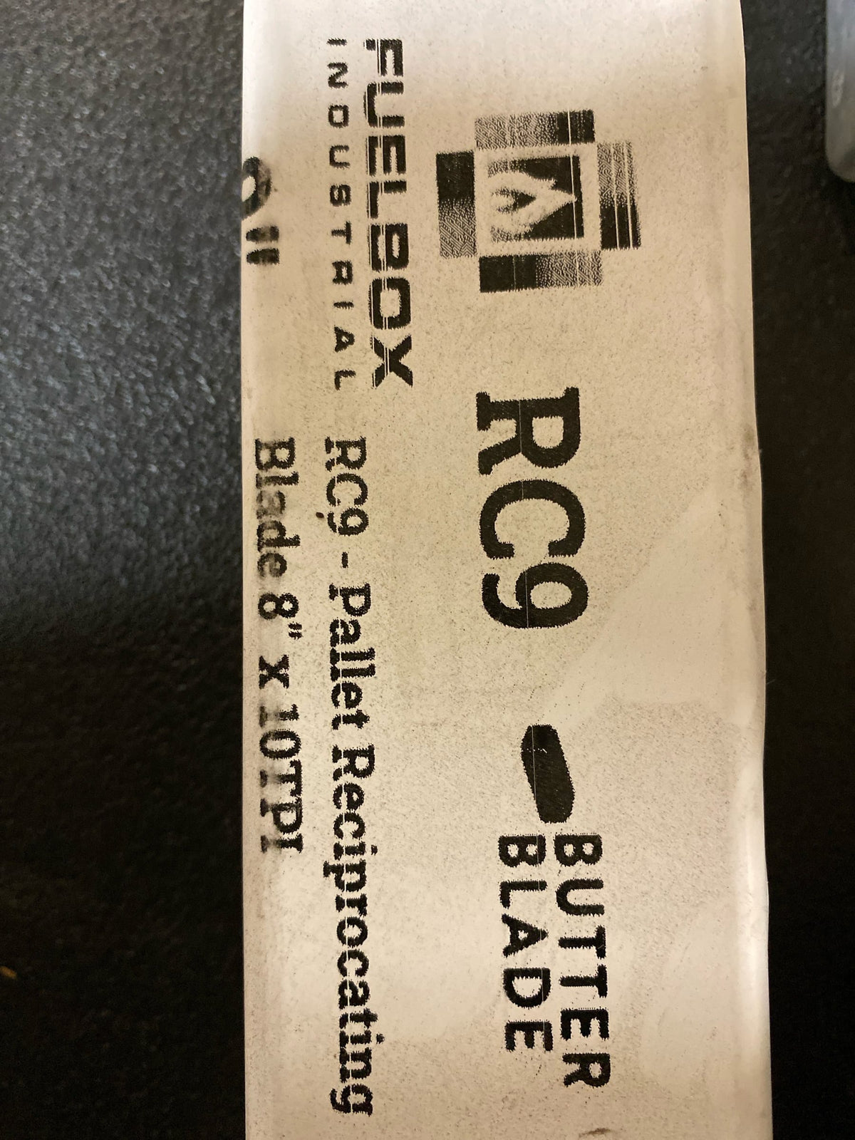 RC9 Butter Blade Pallet Recip - Black Label 8" x 10TPI 100ct