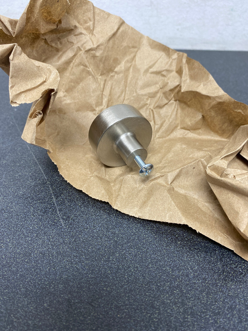 Baldwin 4405150BIN Contemporary 1-1/2 Inch Mushroom Cabinet Knob from the Estate Collection - Satin Nickel