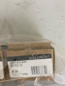 Baldwin 4411055BIN Bevel 1-1/2 Inch Mushroom Cabinet Knob from the Estate Collection - Lifetime Polished Nickel