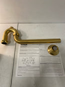 Kohler K-9018-2MB Adjustable P-trap with Long Tubing Outlet, 1 1/4" x 1 1/4", Vibrant Moderne Brushed Brass