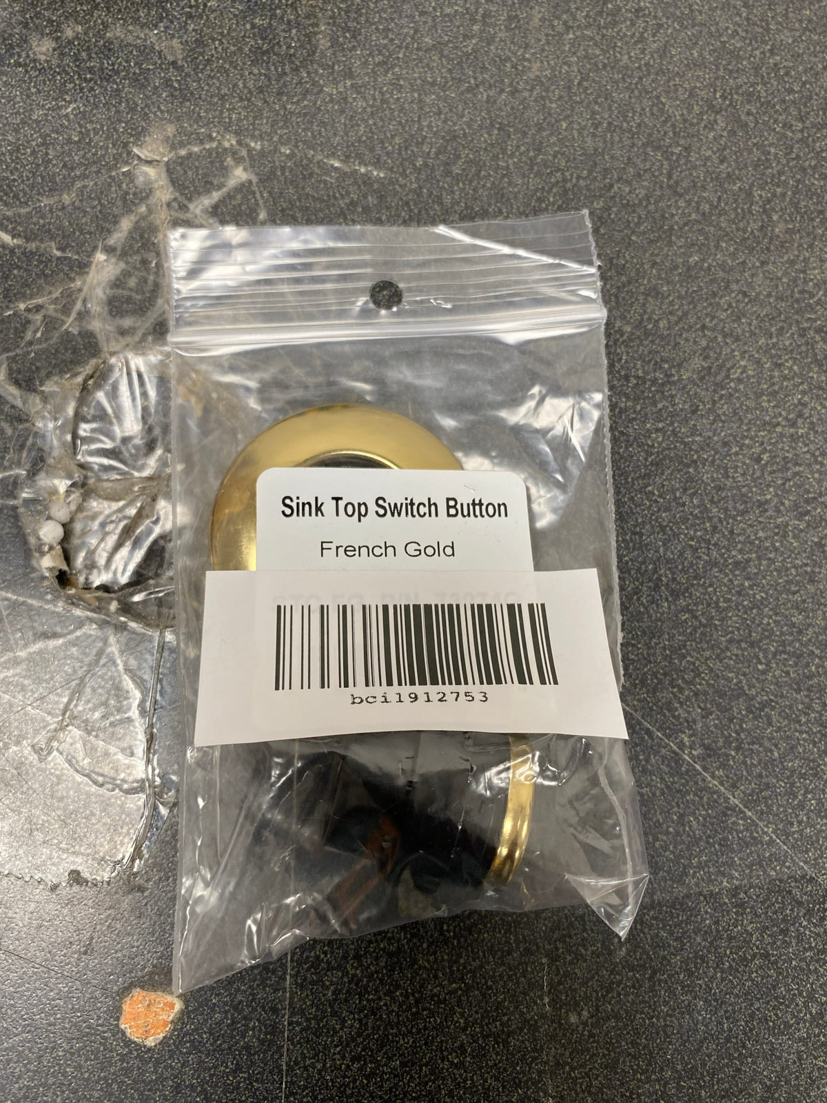InSinkErator STC-FG Sink Top Mounted Air Switch for Garbage Disposals - French Gold