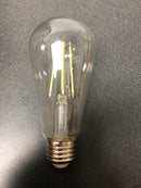 Feit electric 8 pack 60w daylight 5000k clear glass st19 dimmable led bulbs