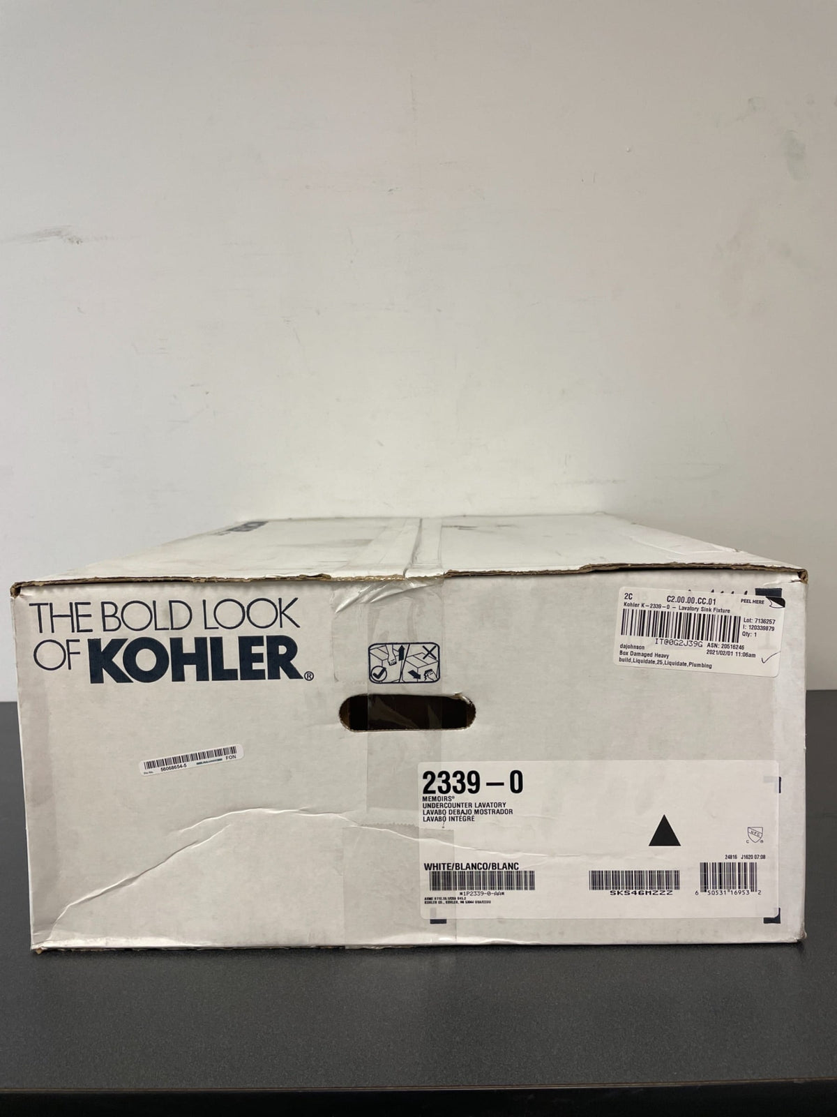 Kohler Memoirs 18-1/4" Undermount Bathroom Sink