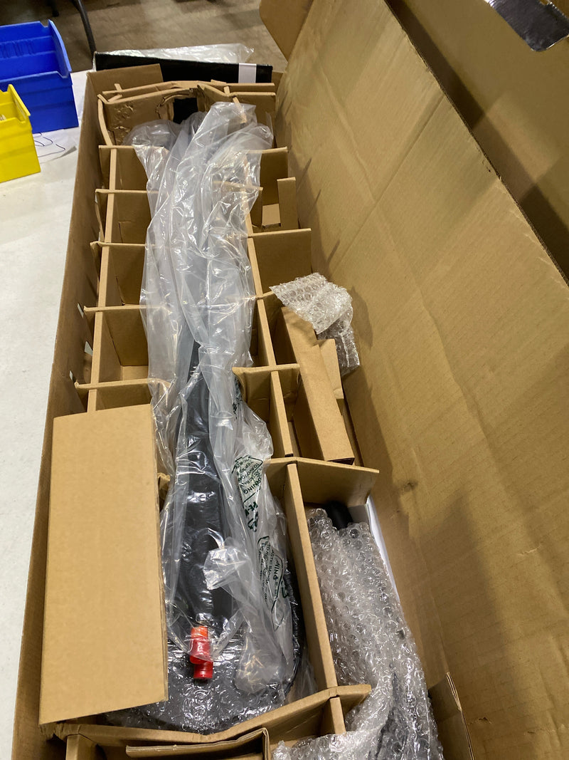 Signature Hardware 482811 Berwyn Floor Mounted Tub Filler Faucet - Includes Hand Shower, Less Valve - Matte Black