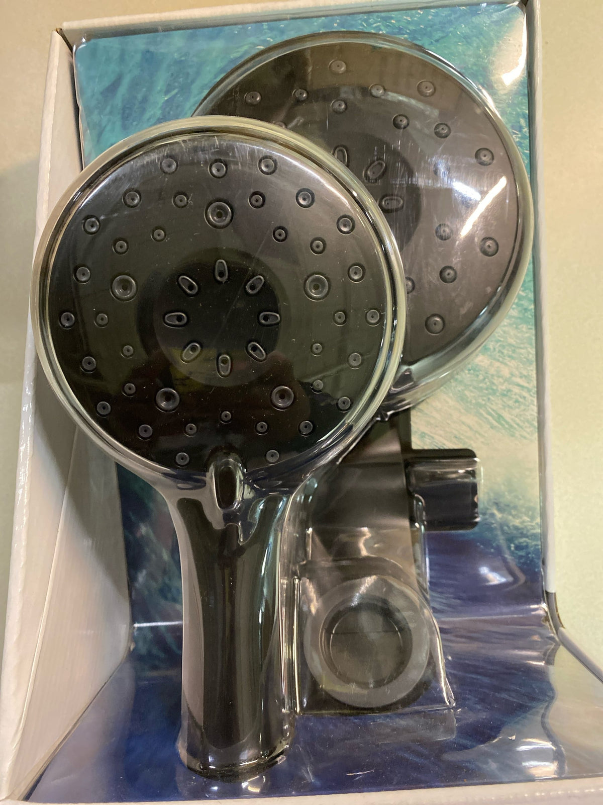 Kohler R30236-G-BL Claro 3-Spray Dual Wall-Mount Fixed and Handheld Shower Head 1.75 GPM in Matte Black