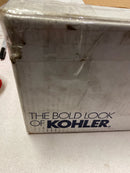 Kohler K-22021-4-BN Tempered 1.2 GPM Centerset Bathroom Faucet with Pop-Up Drain Assembly - Vibrant Brushed Nickel