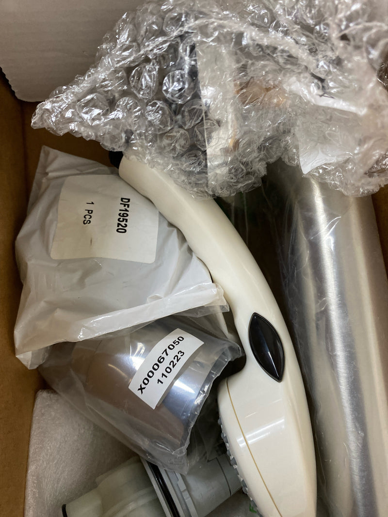 Delta T13H332 Single Handle Shower Valve Trim with 1.5GPM Single Function Shower Head Personal Hand Shower 24" Grab / Slide Bar and Metal Lever Handles from the Commercial Series - Chrome