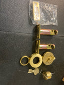 Emtek 8423US4 Single Cylinder Modern Disc Deadbolt - Satin Brass