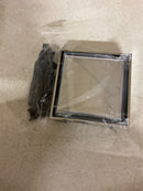 Brizo BT062418-PC 4" Square Tile Drain with Dual Grate Installation - Less Rough In - Chrome