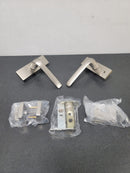 Emtek 520SPNUS15 Spencer Privacy Door Lever Set from the Brass Modern Collection - Satin Nickel