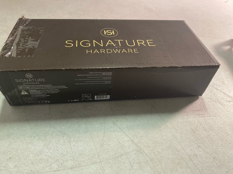 Signature Hardware 955103-25 2.5 GPM Multi Function Hand Shower - Matte Black