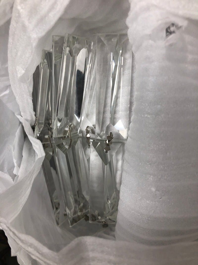 Elegant Lighting V2032W6C/RC Maxime 2 Light 12" Tall Wall Sconce with Clear Royal Cut Crystals - Chrome
