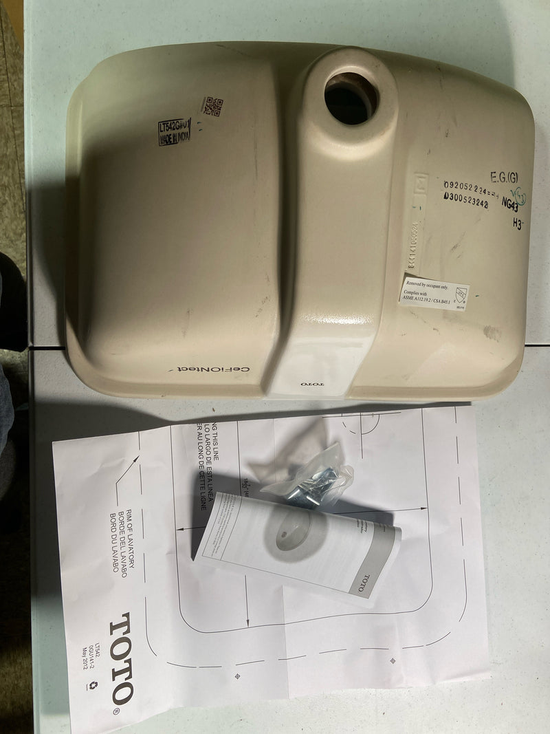 TOTO 19" Undermount Bathroom Sink with Overflow and CeFiONtect Ceramic Glaze