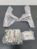 Emtek 8444US15 Stretto Rectangular 11 Inch Tall Single Cylinder Slideplate Entry Set - Satin Nickel